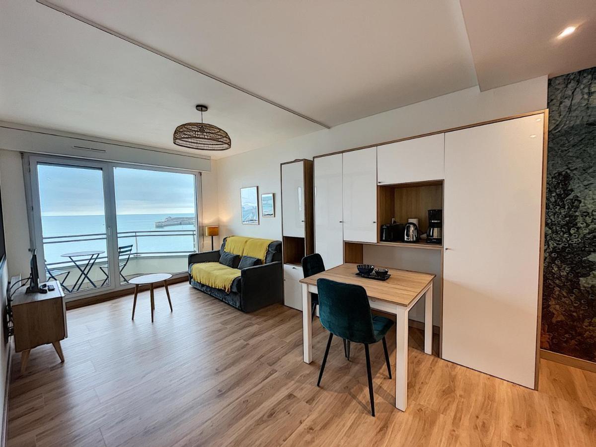 Charmant T2 En Front De Mer, 4 Pers., Ascenseur, Garage, Wi-Fi - Fr-1-361-383 Granville Exterior foto