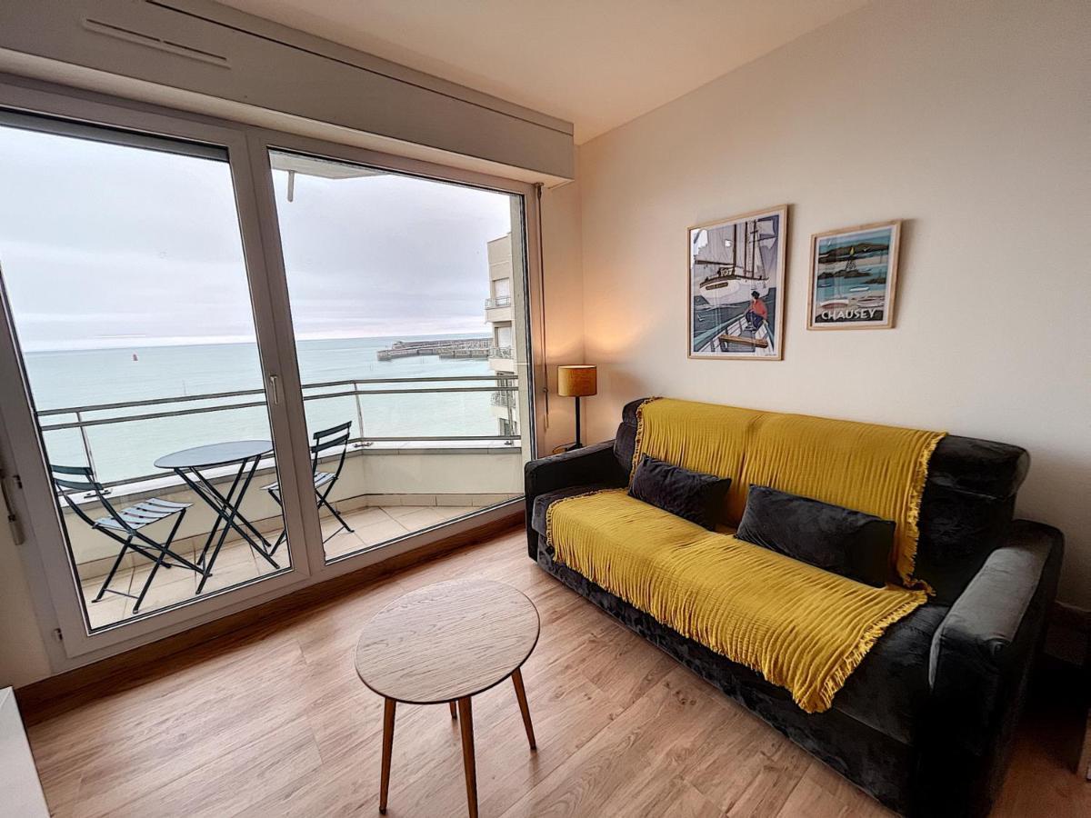 Charmant T2 En Front De Mer, 4 Pers., Ascenseur, Garage, Wi-Fi - Fr-1-361-383 Granville Exterior foto